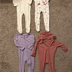4 Kyte baby sleepers size 6-12 months